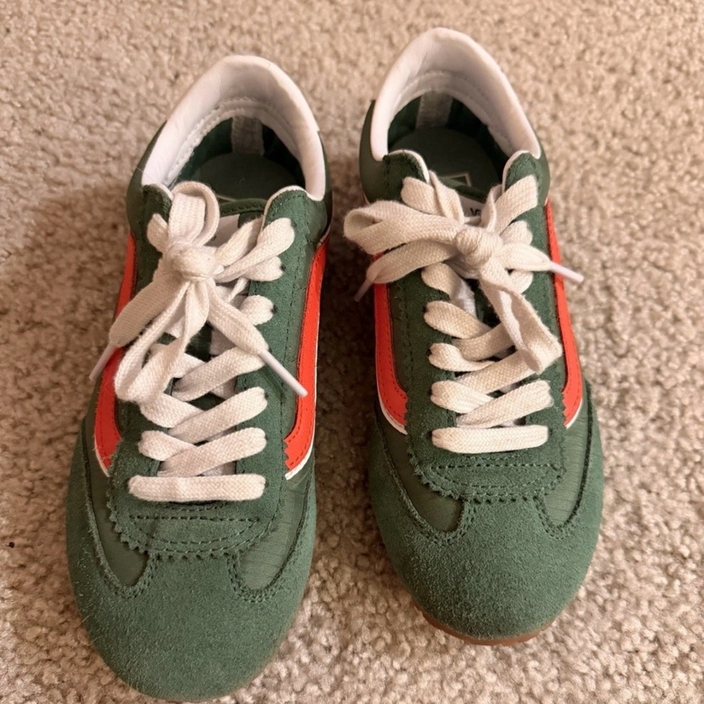 Vans Kids Sneakers in Green and Red